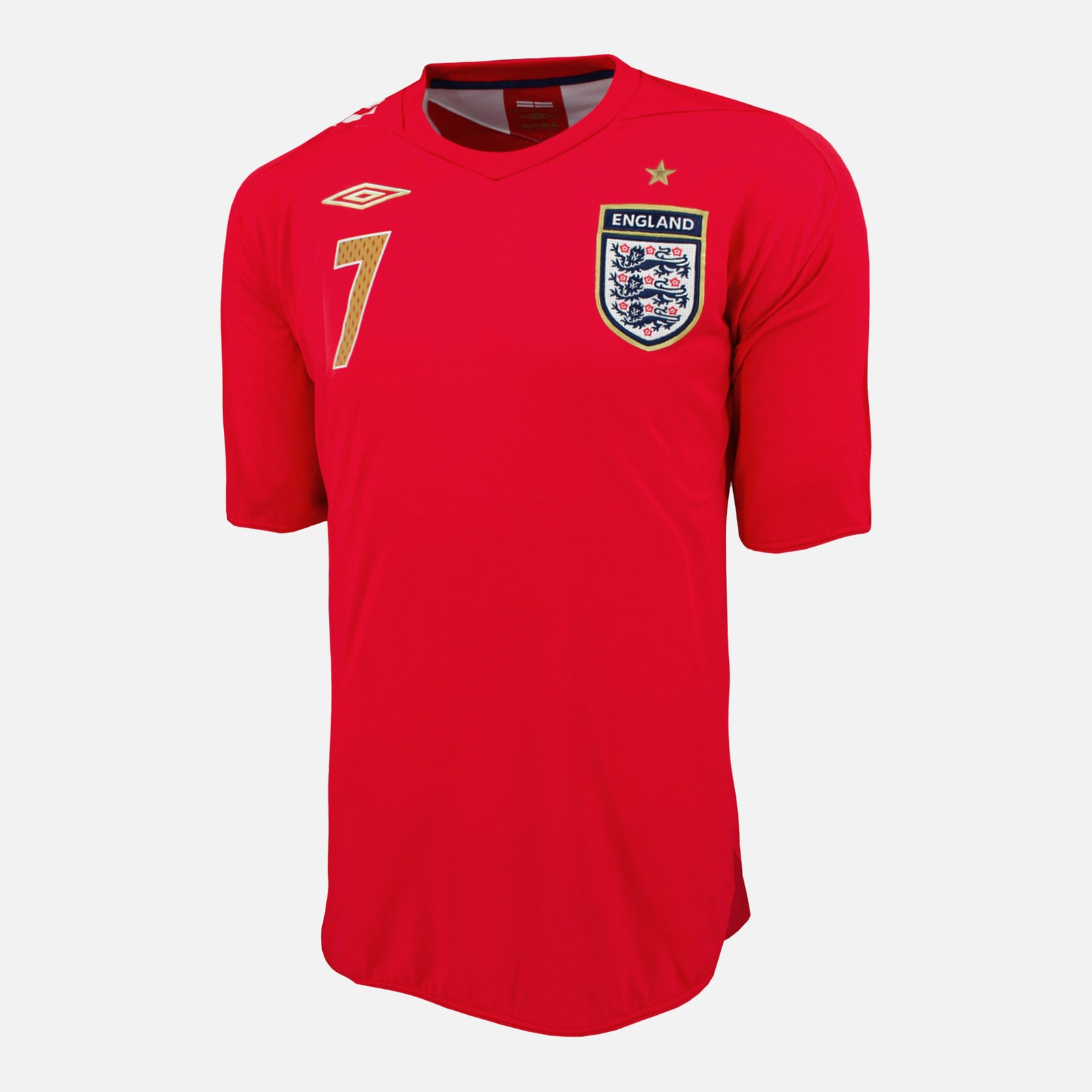 England 2006-08 Away Shirt Beckham 7 | Umbro