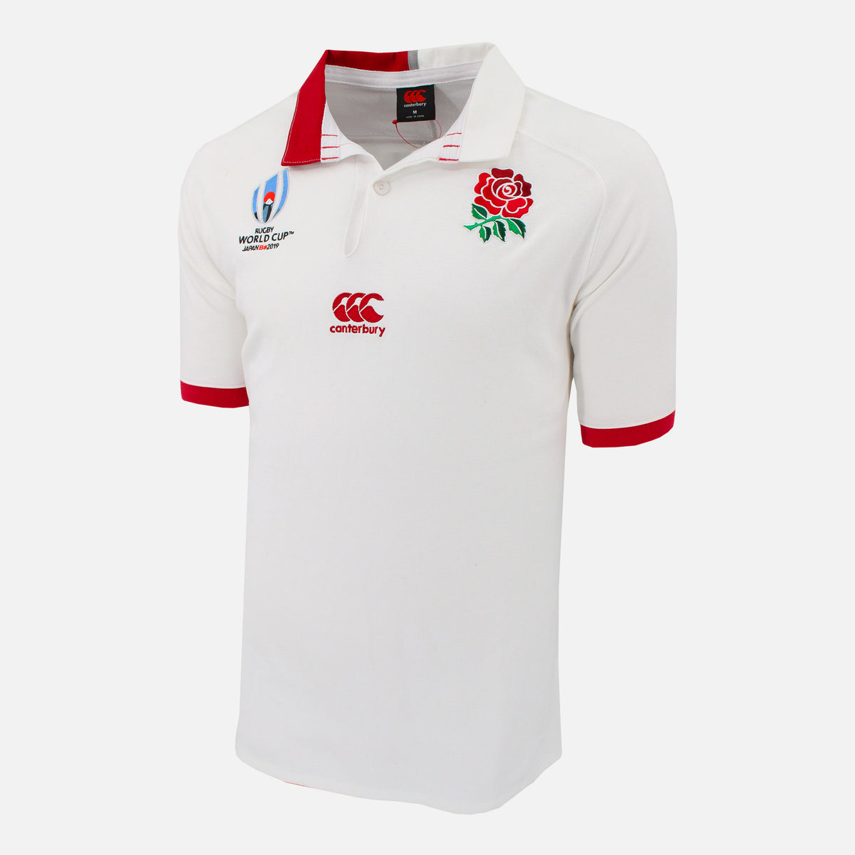 2019 England Rugby Home Shirt World Cup Fan Version [New] M — Original and official England Rugby shirt, brand new with tags | The Vault