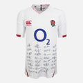 Squad Signed England Rugby Shirt 2019-20 Home [31 Autographs]