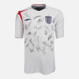 Squad Signed England Shirt 2006 World Cup Away [24 Autographs]