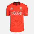 Team Signed England Cricket Shirt 2014-16 T20 [13 Autographs]