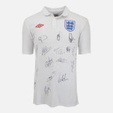 Framed England Signed Shirt, 2009-10 Home [Lite]