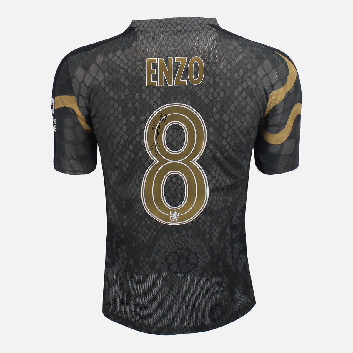 Enzo Fernández Signed Chelsea ‘Year of the Snake’ Pre‑Match Shirt [8] — Official Chelsea shirt signed by Enzo Fernadez | The Vault