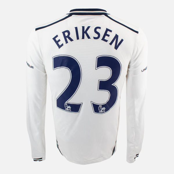 2013-14 Tottenham Hotspur Home Shirt Eriksen 23 long sleeve [Perfect] S