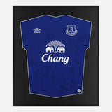 Framed Everton Signed Shirt, 2016-17 Squad Home [Lite]