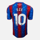 Framed Eberechi Eze Signed Crystal Palace Shirt 2024-25 Home [Classic]