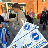Fabian Hürzeler Signed Stadium Sign Brighton & Hove Albion