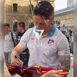 Framed Fernando Torres Signed Spain Shirt Euro 2012 Winners [Classic]