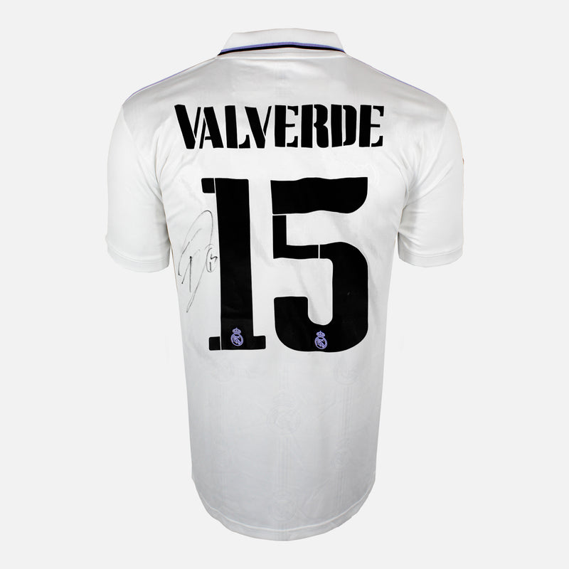 Federico Valverde Signed Real Madrid Shirt 2022-23 Home [15]