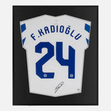 Framed Ferdi Kadioglu Signed Brighton & Hove Albion Shirt [Lite]