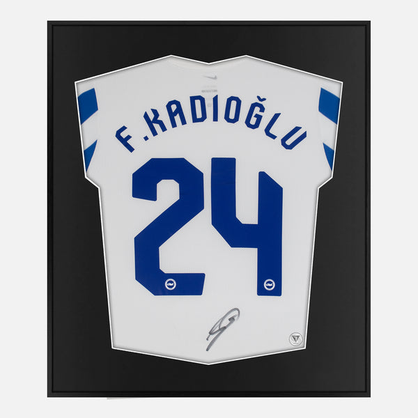 Framed Ferdi Kadioglu Signed Brighton & Hove Albion Shirt [Lite]