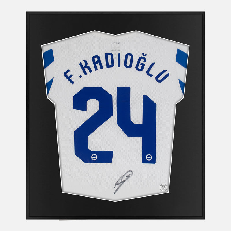 Framed Ferdi Kadioglu Signed Brighton & Hove Albion Shirt [Lite]