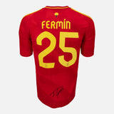 Fermin Lopez Signed Spain Shirt 2024-25 Home [25]