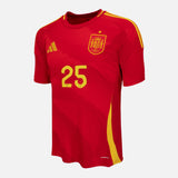 Fermin Lopez Signed Spain Shirt 2024-25 Home [25]