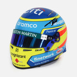 Fernando Alonso Signed Aston Martin Helmet 2025 F1 [1:2 Scale]