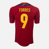 Framed Fernando Torres Signed Spain Shirt Euro 2012 Winners [Classic]
