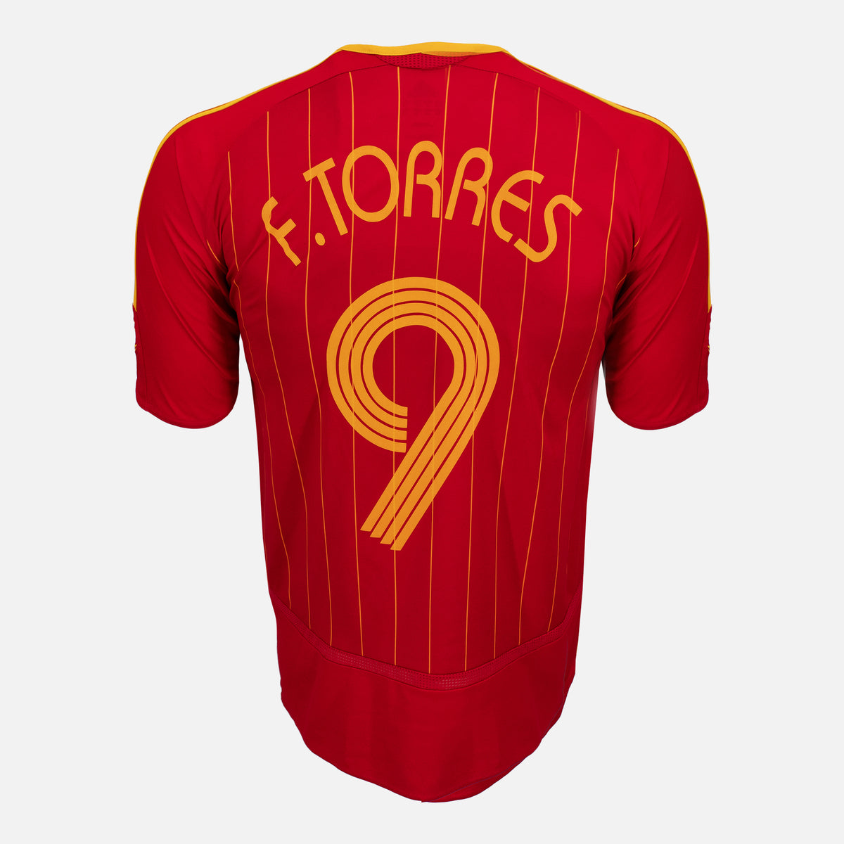 2006-08 Spain Home Shirt Torres 9 [Excellent] XL — Verified official Spain shirt, condition graded | The Vault
