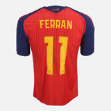 Ferran Torres Signed Spain Shirt 2026-27 Home [11]
