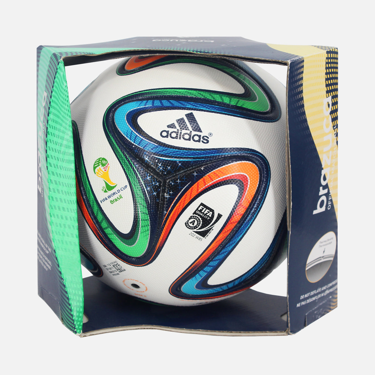 Adidas World Cup 2014 Ball Brazil Brazuca [New] — Shop Pro [Flight] Adidas footballs | The Vault