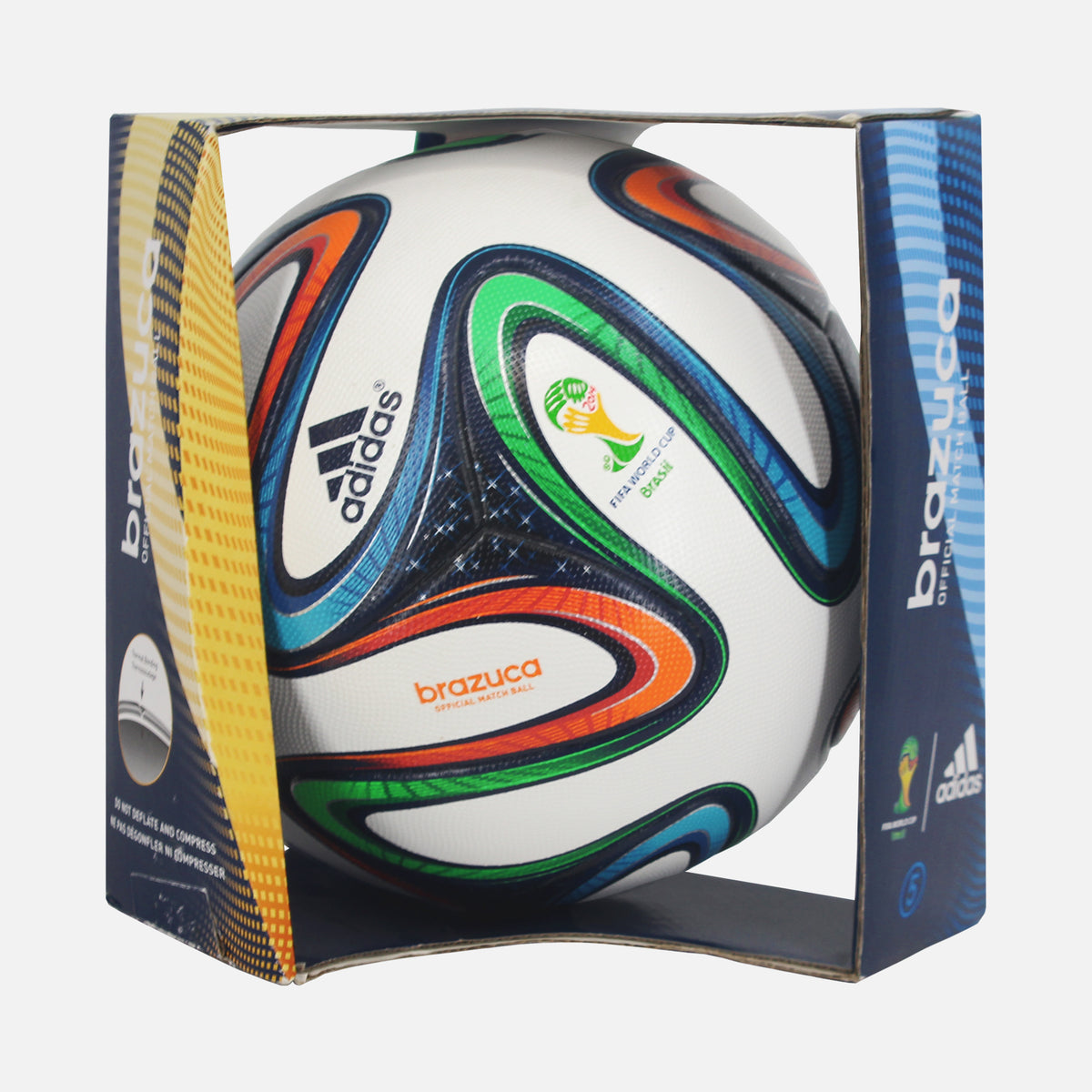 Adidas World Cup 2014 Ball Brazil Brazuca [New] — Official Adidas 2014 World Cup match ball | The Vault
