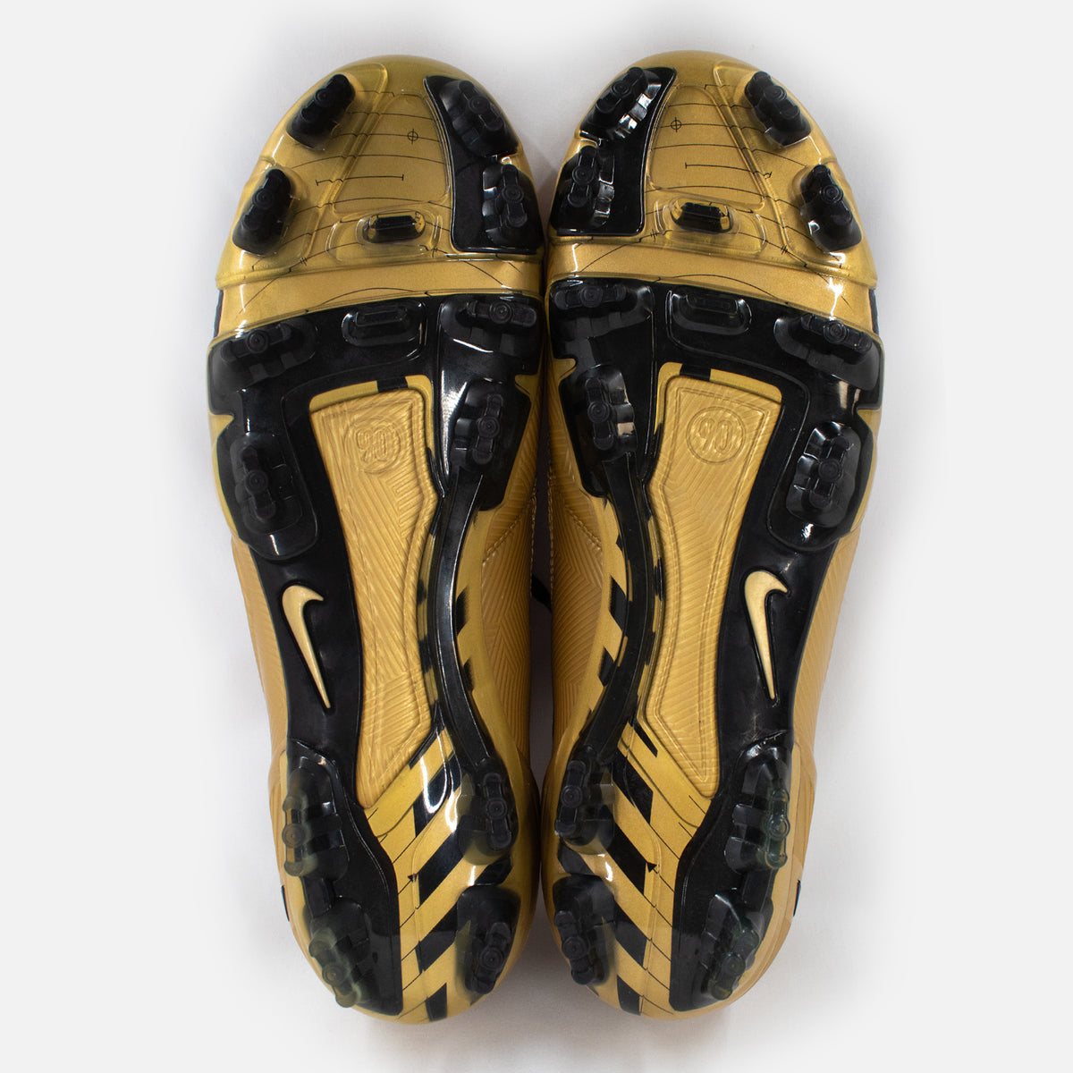 Nike T90 Laser II Gold/Black FG [New] UK 9 — Firm, Soft or Artificial Ground – pick the right plate | The Vault
