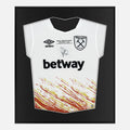 Framed Fornals Signed Shirt, West Ham Conference League Winners [Lite]