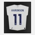 Framed Aaronson Signed Leeds United Shirt [Lite]