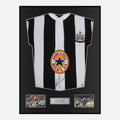 Framed Alan Shearer Signed Newcastle United Shirt 1995-97 Front [Classic]