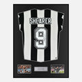 Framed Alan Shearer Signed Newcastle United Shirt 1995-97 Home [Classic]