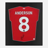 Framed Elliot Anderson Signed Shirt, Nottingham Forest Home [Lite]