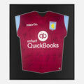 Framed Aston Villa Signed Shirt, Full Squad Home [Lite]