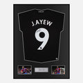 Framed Jordan Ayew Signed Crystal Palace Shirt 2022-23 Third [Classic]