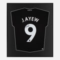 Framed Jordan Ayew Signed Shirt, Crystal Palace Black Third [Lite]