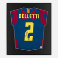 Framed Bellettii Signed Shirt, Barcelona 2006 Champions League Winners [Lite]