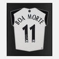 Framed Luís Boa Morte Signed Shirt, Fulham Home [Lite]