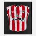 Framed Brentford Signed Shirt, Full Squad [Lite]