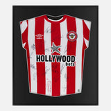 Framed Brentford Squad Signed Shirt