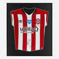 Framed Signed Brentford Shirt by Ivan Toney & Marcondes [Lite]