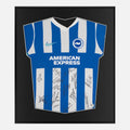 Framed Brighton Signed Shirt, Rare Squad, Home [Lite]