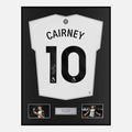Framed Tom Cairney Signed Fulham Shirt 2024-25 Home [Classic]