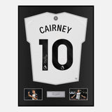 Framed Tom Cairney Signed Fulham Shirt 2024-25 Home [Classic]