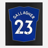 Framed Gallagher Signed Shirt, Chelsea Home [Mini]