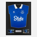 Framed Abdoulaye Doucoure Signed Everton Shirt 2023-24 Home [Classic]