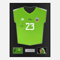 Framed Emiliano Martinez Signed Argentina Shirt Goalkeeper World Cup [Classic]
