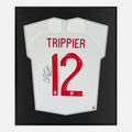 Framed Trippier Signed Shirt, England World Cup Semi-Final [Lite]