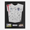 Framed Squad Signed England Shirt 2006 World Cup [Classic]
