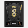 Framed Enzo Fernandez Signed Chelsea Shirt Year of the Snake [Classic]