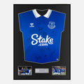 Framed Signed Everton Shirt 2023-24 Home [Classic]