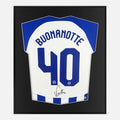 Framed Buonanotte Signed Brighton & Hove Albion Shirt [Lite]