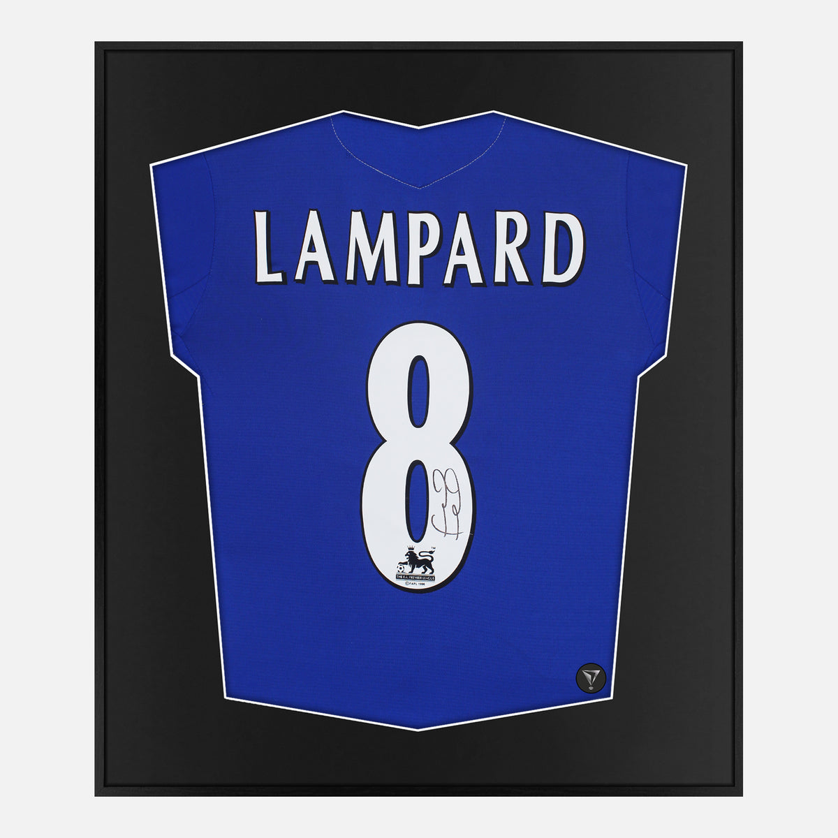 Framed Lampard Signed Chelsea Shirt, 2005-06 Home [Lite] — Lite framed Chelsea shirt signed by Frank Lampard | The Vault